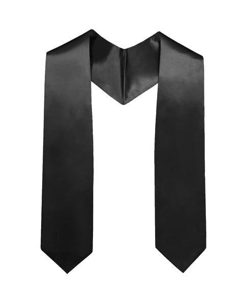Unisex Kids Plain Graduation Stole 50” Total Length