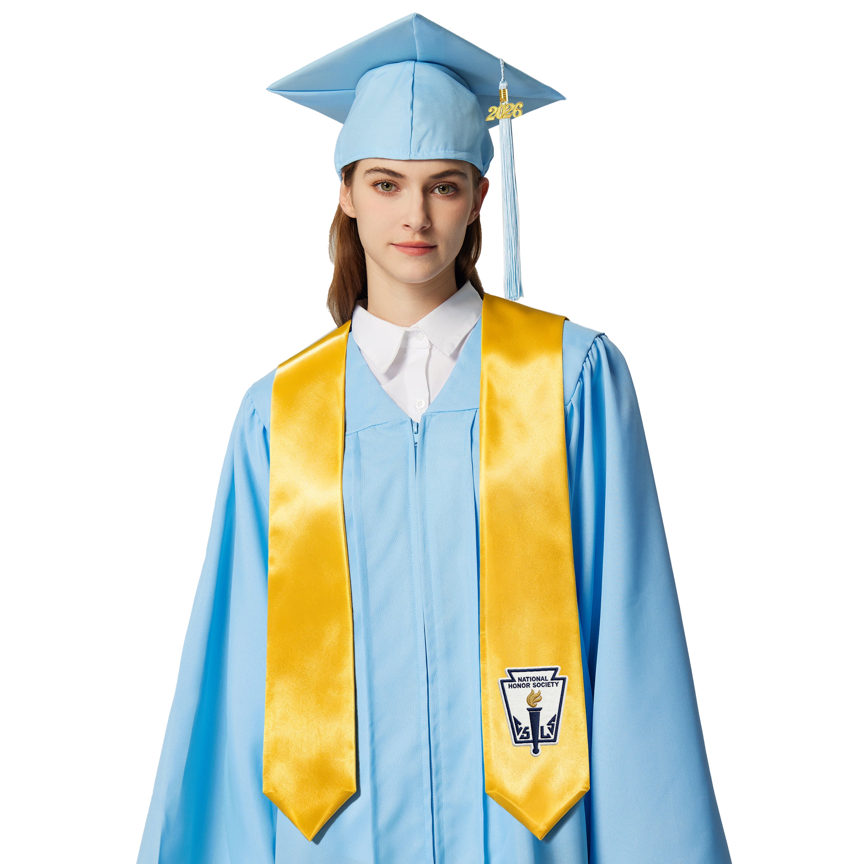 MyGradDay National Honor Society Stole 60" Graduation Sash with Embroidery | nhs stole for graduation