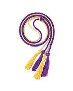 2 color Graduation Polyester Honor Cords Double Honor Cords