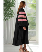 Deluxe Doctoral Graduation Gown|Graduation Regalia|PHD Gown with Gold Piping