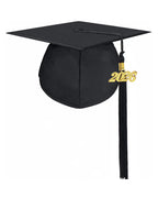 MyGradDay Unisex Adult Matte Graduation Cap with Tassel 2026 Year Charm