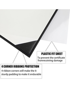 Smooth Graduation Diploma Cover Certificate Holder 8 1/2" x 11"