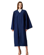 Unisex Matte choir robes for church Baptism Officiant Confirmation Costume,Graduation Gown Pastor &judges robe