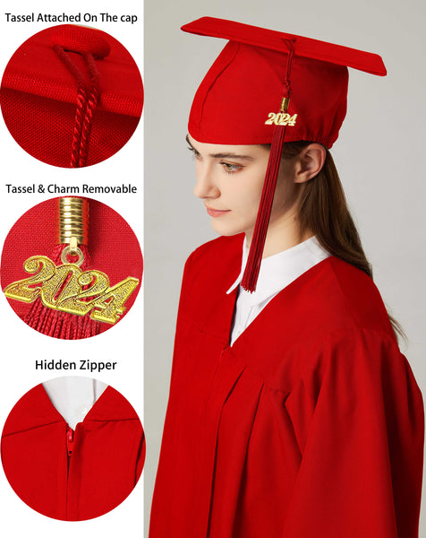 Rutgers Subscription only graduation Cap and Gown 2024 charm