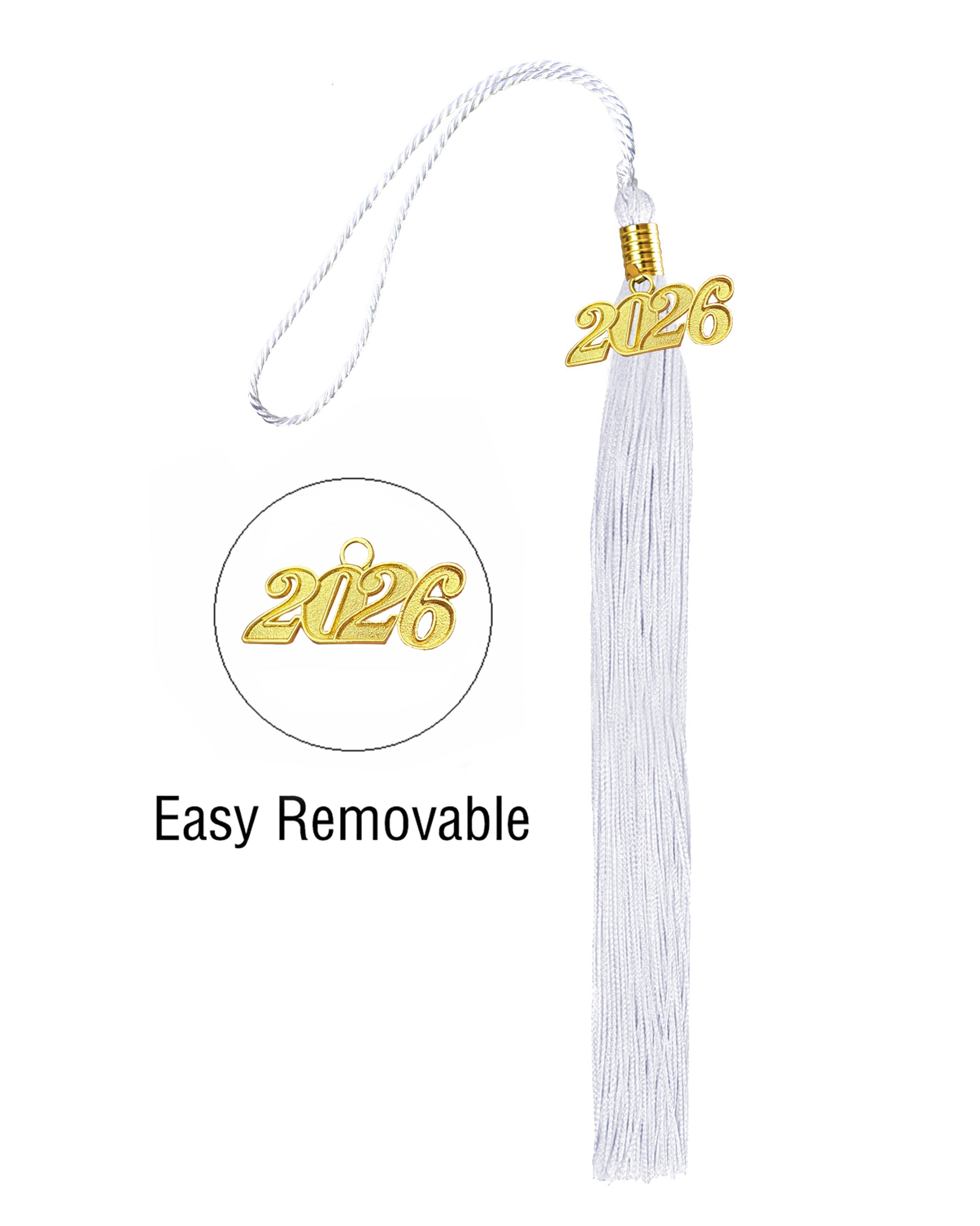 Graduation Tassel with 2026 Year Charm For Cap and Gown ( Rich Color )