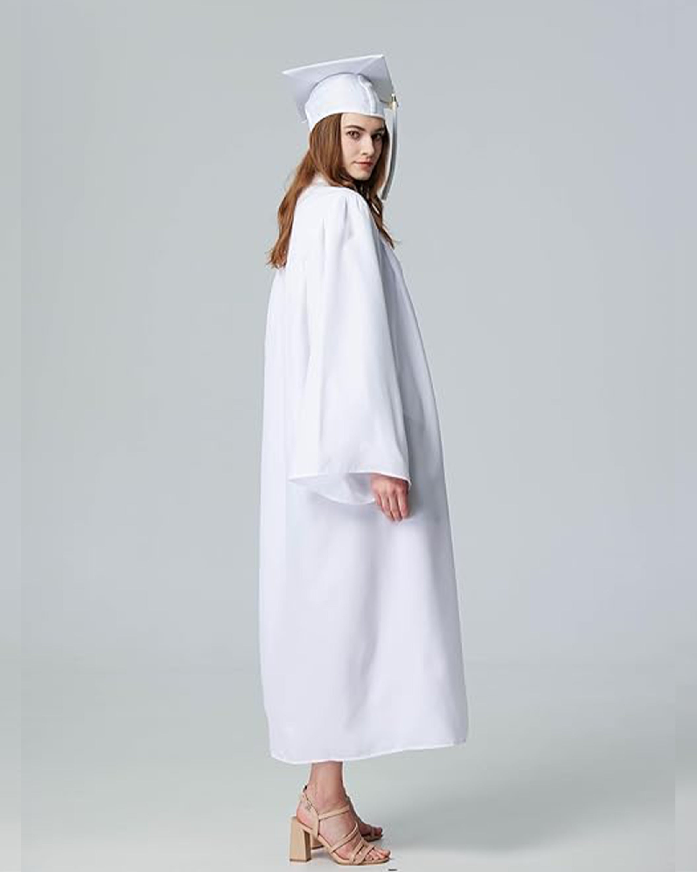 Unisex Matte Graduation Cap & Gown with Tassel 2026 Year Charm ( Rich Color )