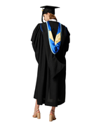MyGradDay Unisex Master Graduation Gown Cap and Hood Master Regalia with 2026 Tassel