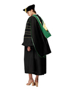 Deluxe Doctoral Graduation Hood with Gold Piping