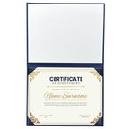 Smooth Graduation Diploma Cover Certificate Holder 8 1/2" x 11" Tent Style