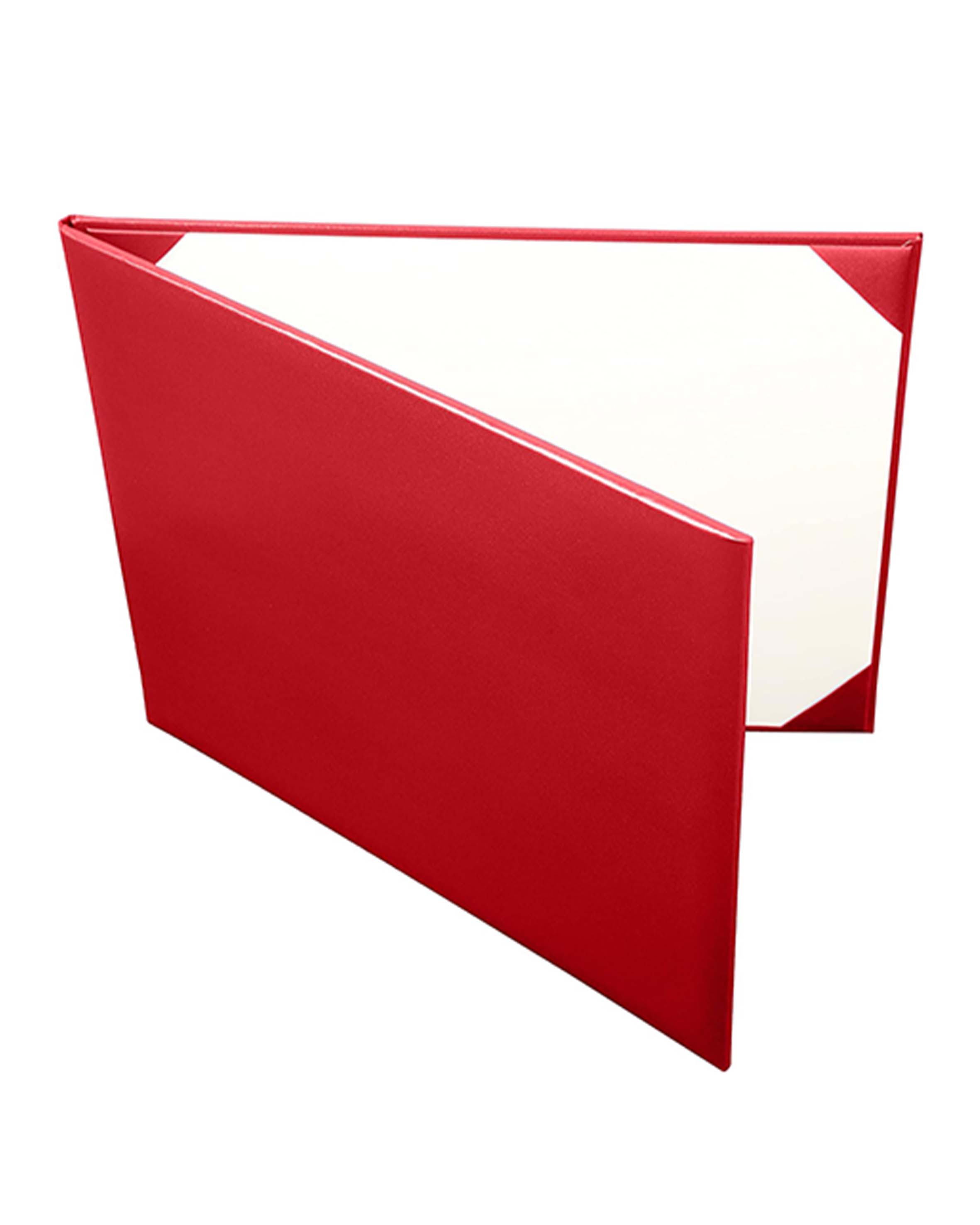 Smooth Leather Graduation Diploma Cover ( Book Style-No printing ) Certificate Holder 8 1/2"x11"