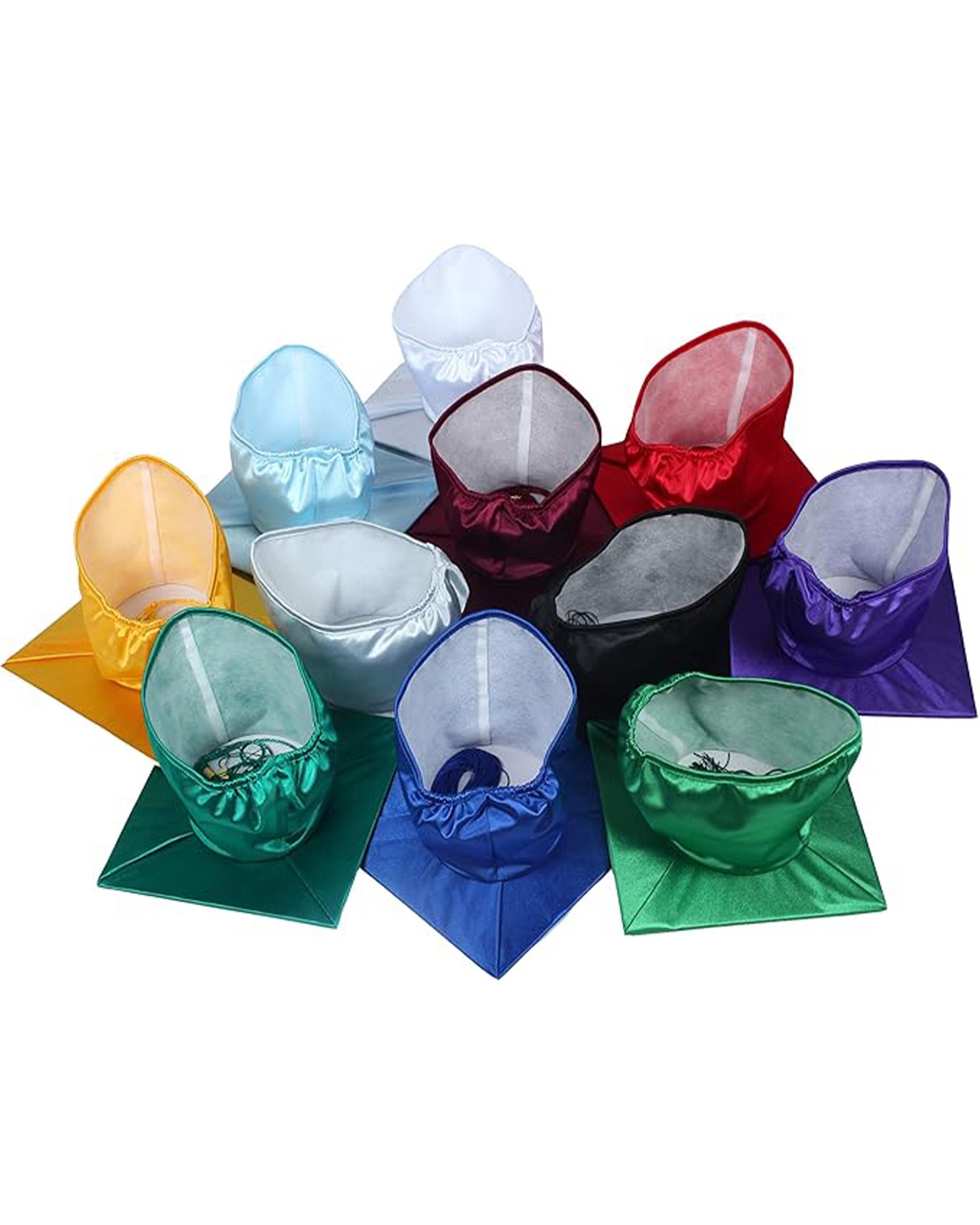 MyGradDay Unisex Adult Shiny Graduation Cap with Tassel 2026 Year Charm