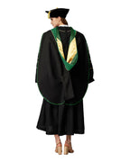 Deluxe Doctoral Graduation Hood with Gold Piping