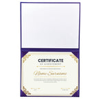 Smooth Graduation Diploma Cover Certificate Holder 8 1/2" x 11" Tent Style