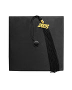 Unisex Kindergarten Shiny Graduation Cap for Pre-school with Tassel 2026 Year Charm (Rich Color)