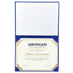 Smooth Graduation Diploma Cover Certificate Holder 8 1/2" x 11" Tent Style