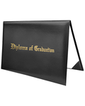 Smooth Leather Graduation Diploma Cover Imprinted "Diploma of Graduation" Certificate Holder 8 1/2"x11" MyGradDay
