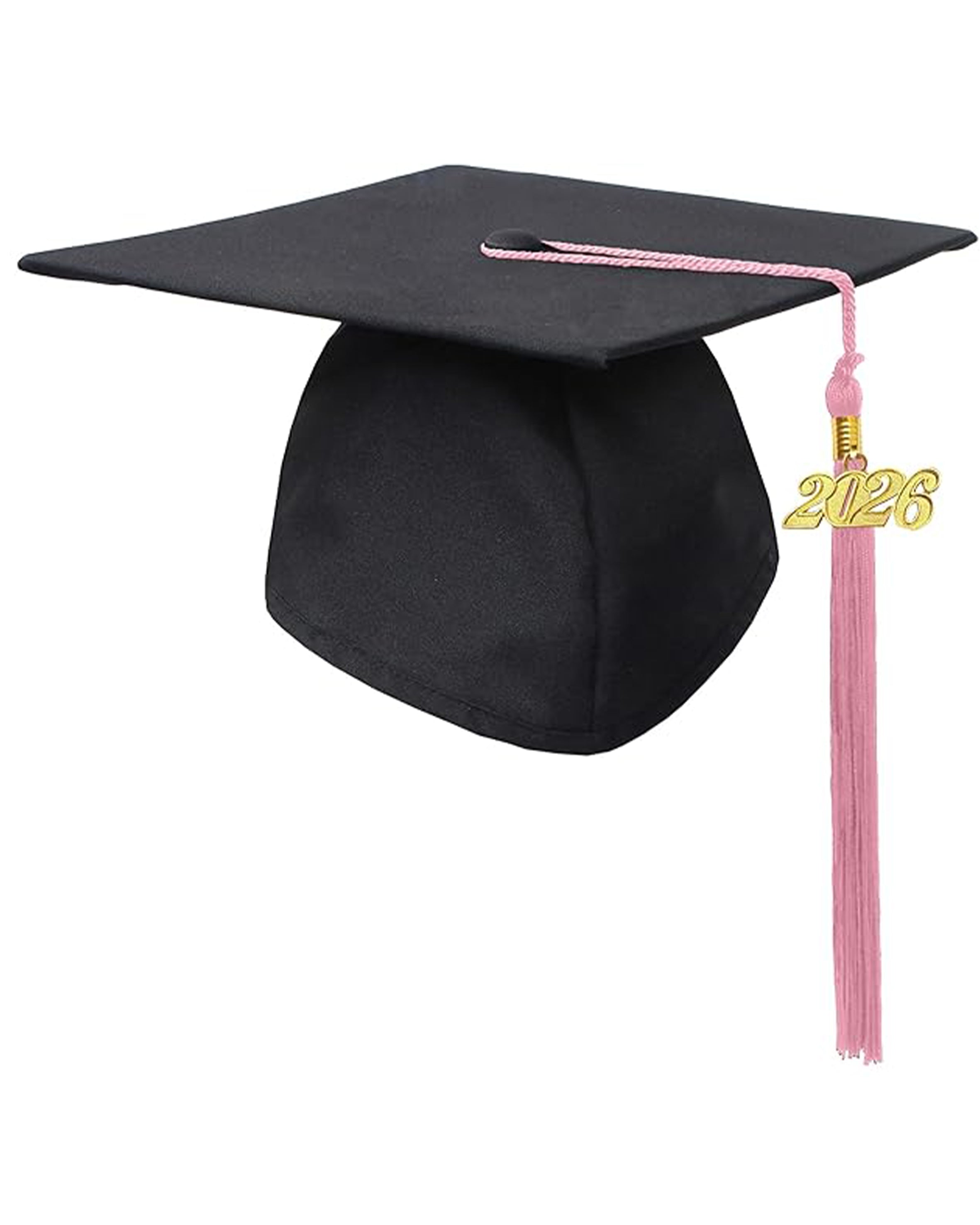 MyGradDay Unisex Adult Matte Graduation Cap with Tassel 2026 Year Charm