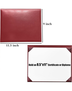 Smooth Graduation Diploma Cover Certificate Holder 8 1/2" x 11"