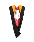 MyGradDay Unisex Master Graduation Gown Cap and Hood Master Regalia with 2026 Tassel