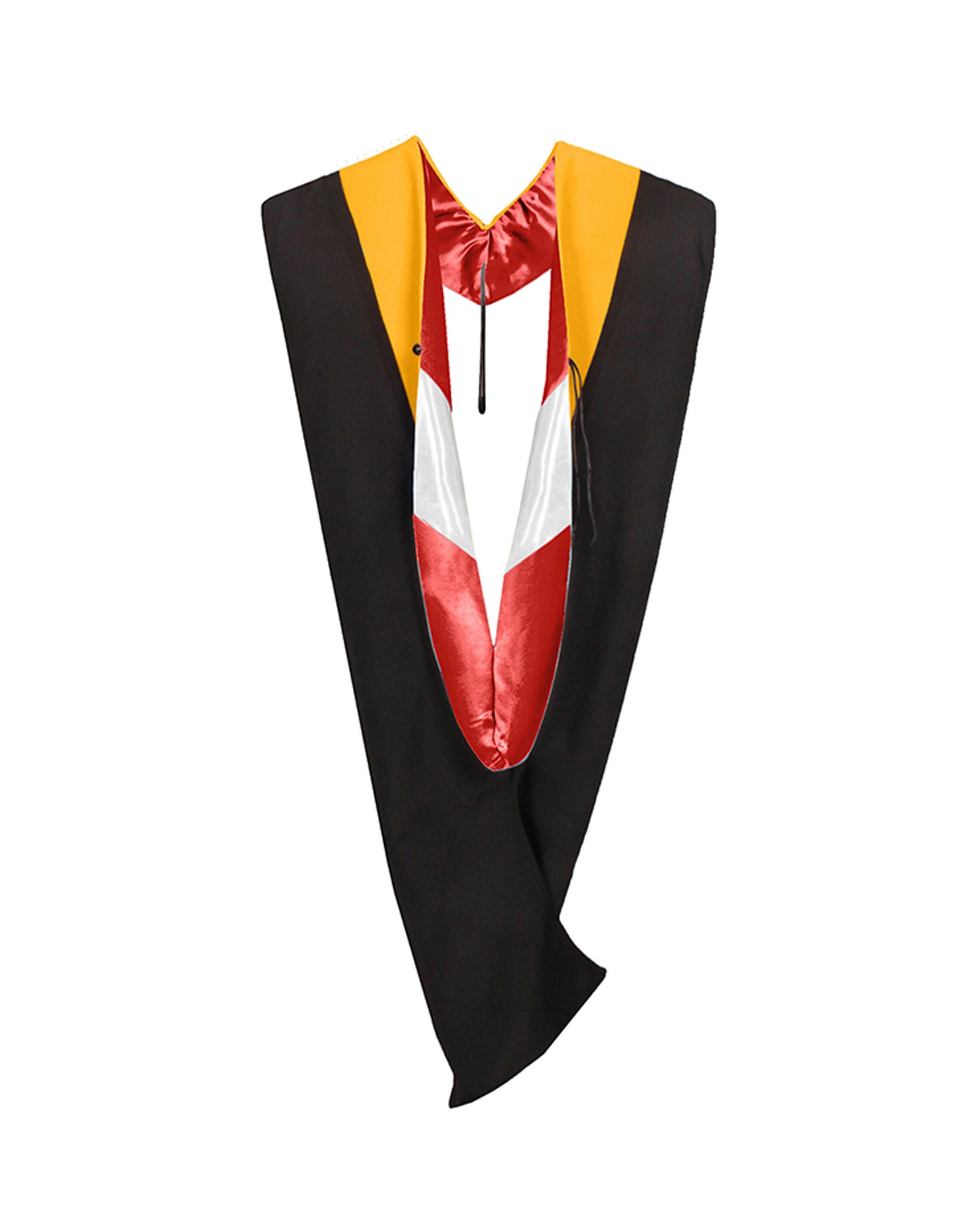 MyGradDay Unisex Master Graduation Gown Cap and Hood Master Regalia with 2026 Tassel