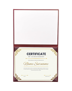 Smooth Graduation Diploma Cover Certificate Holder 8 1/2" x 11"