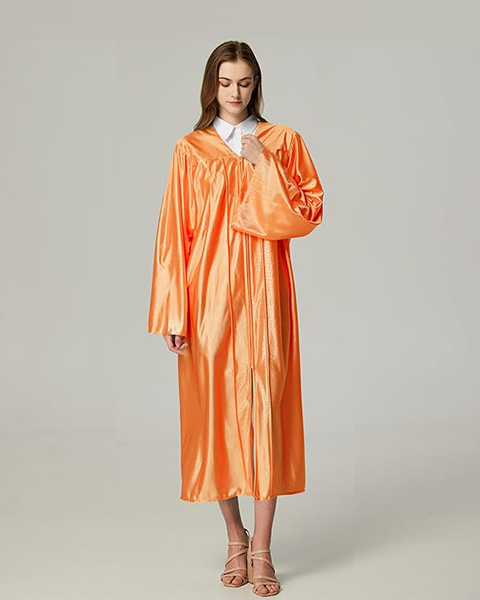 Unisex Shiny Graduation Gown Choir Robe for Church for Baptism Confirmation Choir Officiant or School