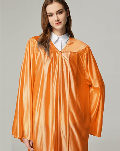 Unisex Shiny Graduation Gown Choir Robe for Church for Baptism Confirmation Choir Officiant or School