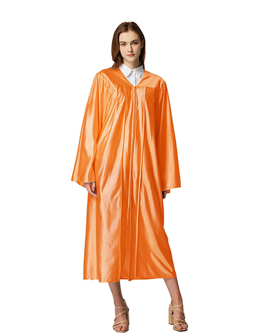 Unisex Shiny Graduation Gown Choir Robe for Church for Baptism Confirmation Choir Officiant or School