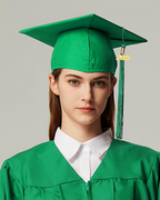 MyGradDay Unisex Adult Matte Graduation Cap with 2024 2025 Tassel Year Charm for High School & Bachelor