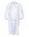 Unisex White Doctoral Pulpit Robes of Divinity Clergy Robe