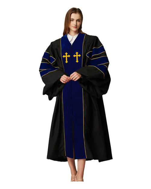 Customized Unisex Deluxe Doctor of Divinity Clergy Robes
