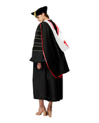 Deluxe Doctoral Graduation Hood with Gold Piping