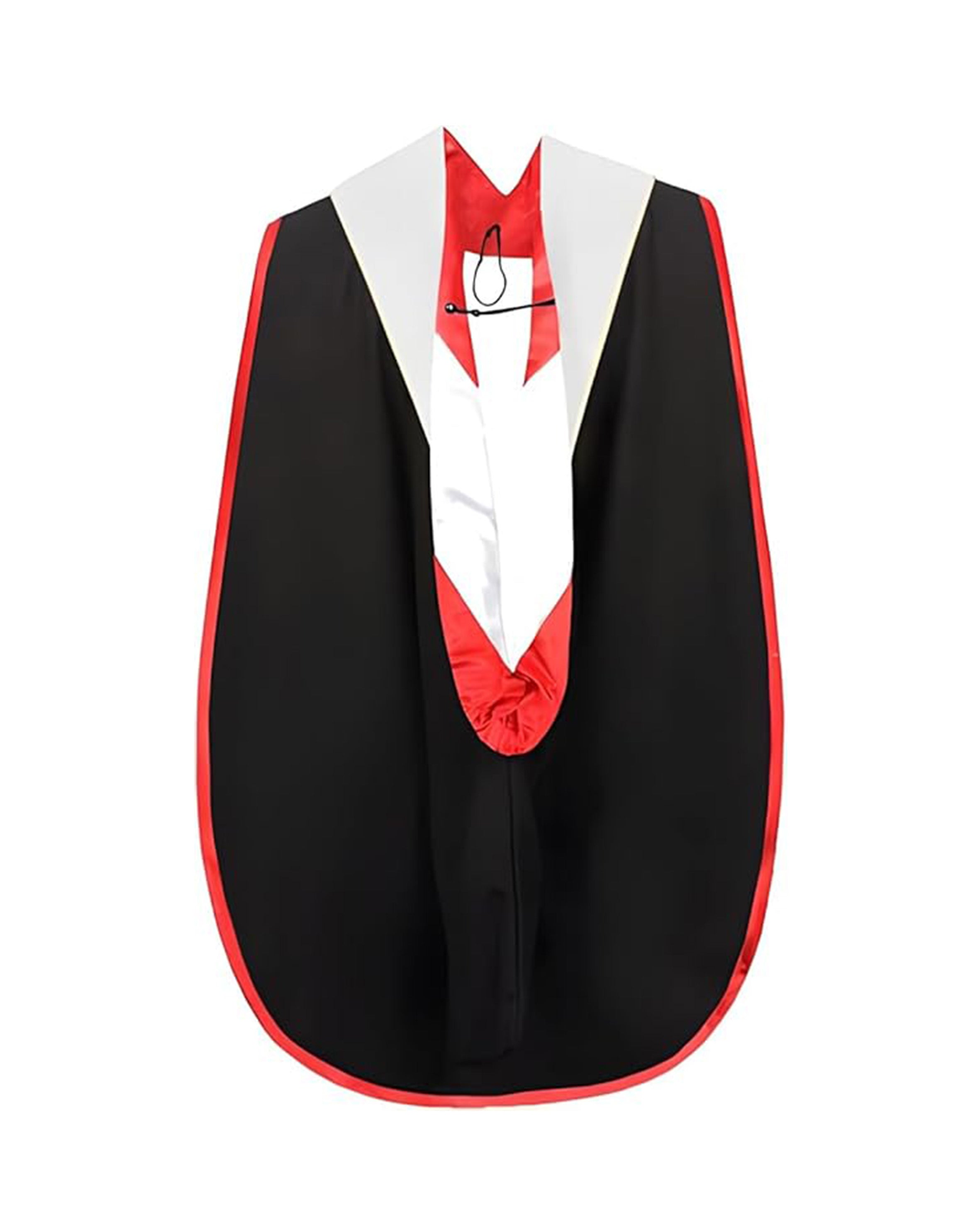 Deluxe Doctoral Graduation Hood with Gold Piping