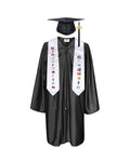 Unisex Shiny Kindergarten Graduation Stole Gown Cap & Tassel with 2026 Year Charm MyGradDay