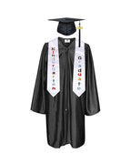 Shiny Kindergarten Graduation Gown Cap with Tassel 2026 Charm Sash