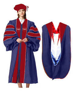 Customization Doctoral Graduation only Gown (Products Will Be Customized as Requested)