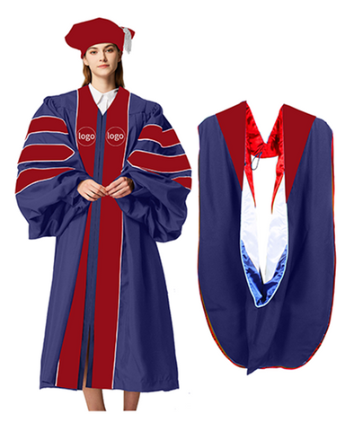 Customization Doctoral Graduation only Gown (Products Will Be Customized as Requested)