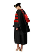 Deluxe Doctoral Graduation Hood with Gold Piping