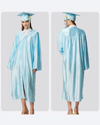 Unisex Shiny Graduation Cap and Gown with Tassel 2026 Year Charm ( Rich Color )