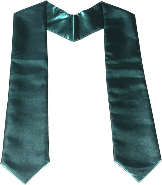 Unisex Kids Plain Graduation Stole 50” Total Length