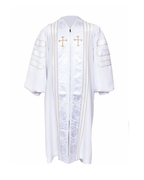 MyGradDay Black doctoral pulpit robes of Divinity Clergy Robe