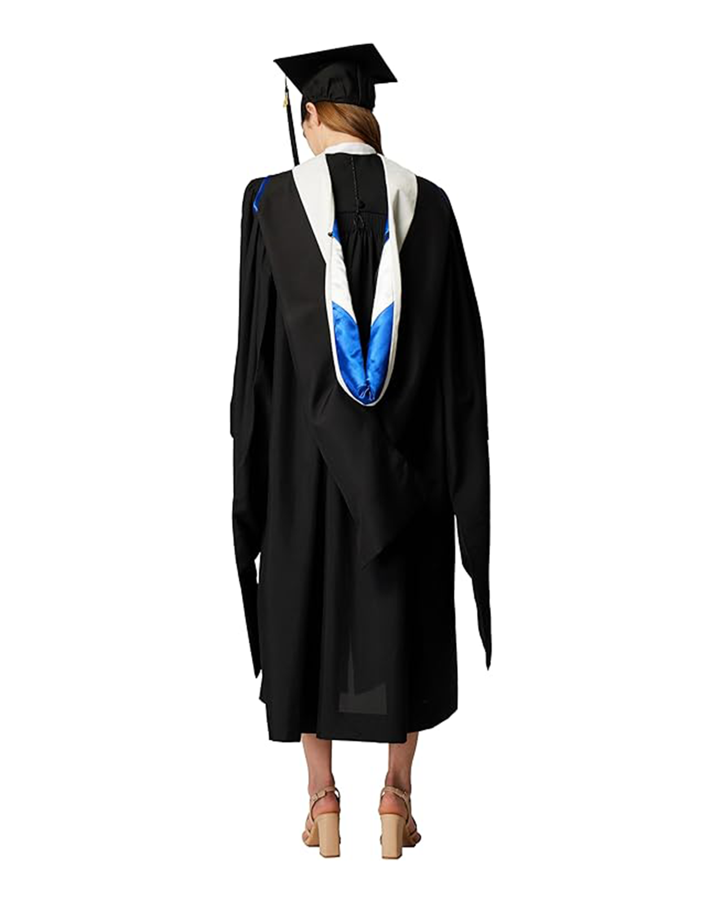 MyGradDay Unisex Master Graduation Gown Cap and Hood Master Regalia with 2026 Tassel