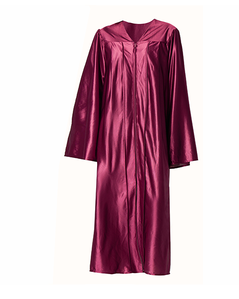 Unisex Shiny Graduation Gown Choir Robe for Church for Baptism Confirmation Choir Officiant or School（6 Colors）
