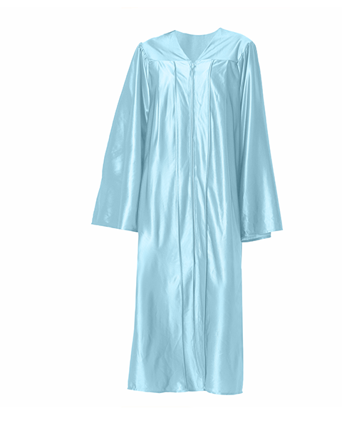 Unisex Shiny Graduation Gown Choir Robe for Church for Baptism Confirmation Choir Officiant or School（6 Colors）