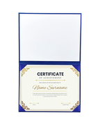 Smooth Graduation Diploma Cover Certificate Holder 8 1/2" x 11"