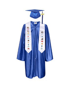 Unisex Printed Graduation Stole | Kids  50” Total Length