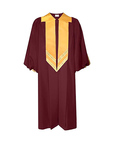 Deluxe Crescendo Choir Robe with Cuff Sleeves for Adult
