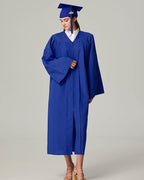 Unisex Matte Graduation Cap & Gown with Tassel 2026 Year Charm ( Rich Color )