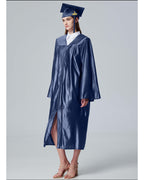 Unisex Shiny Graduation Cap and Gown with Tassel 2026 Year Charm ( Rich Color )