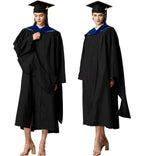 MyGradDay Unisex Master Graduation Gown Cap and Hood Master Regalia with 2026 Tassel